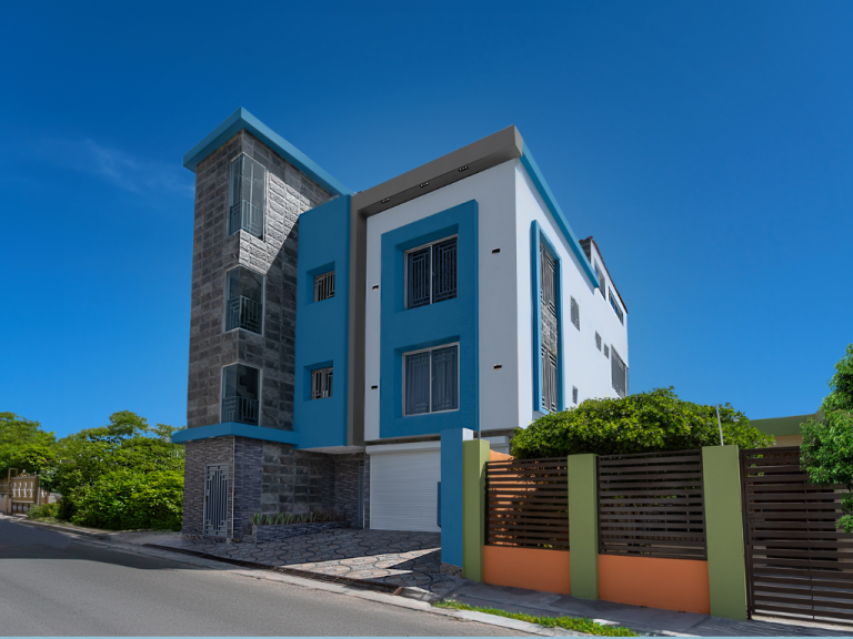 Fachada exterior vista caribe hotel azua dominicana